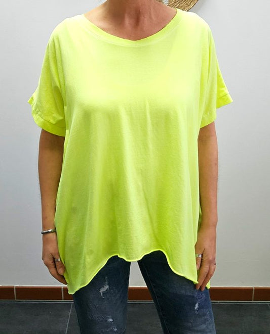 Basic Shirt Neongelb