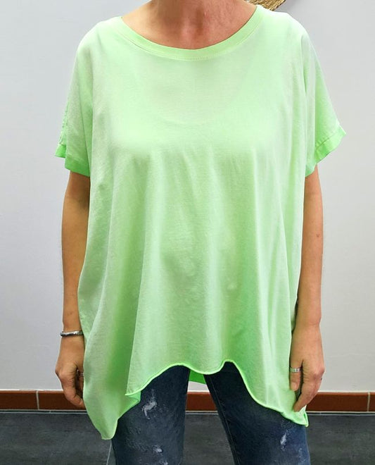 Basic Shirt Neongrün